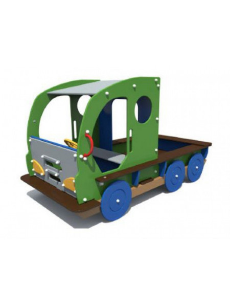 Машинка з пісочницею для дитячого майданчика Машинка з пісочницею для дитячого майданчика